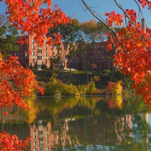 Alumni Hall during the fall